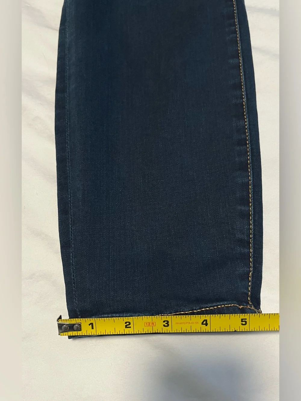 Women’s J. CREW STRETCH Dark Blue Mid- Rise Skinny  Denim Jeans Size 30 - Picture 12 of 14